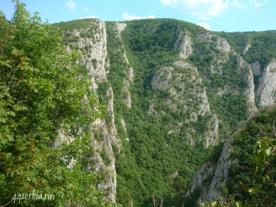Сербия в фотографиях: Лазарев каньон эхо