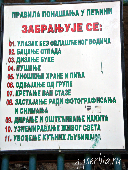 Правила на сербском языке