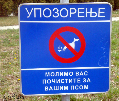 Предупреждение по-сербски