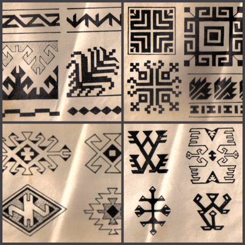 Сербские орнаменты в рисунках